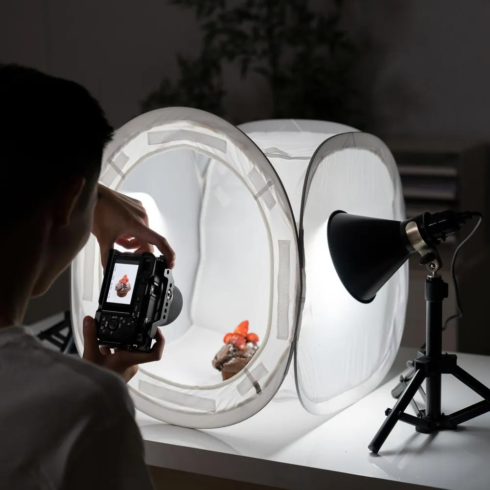 16" Product & Food Photography Lighting Studio Tent 'KONTENT KUBE' Kit