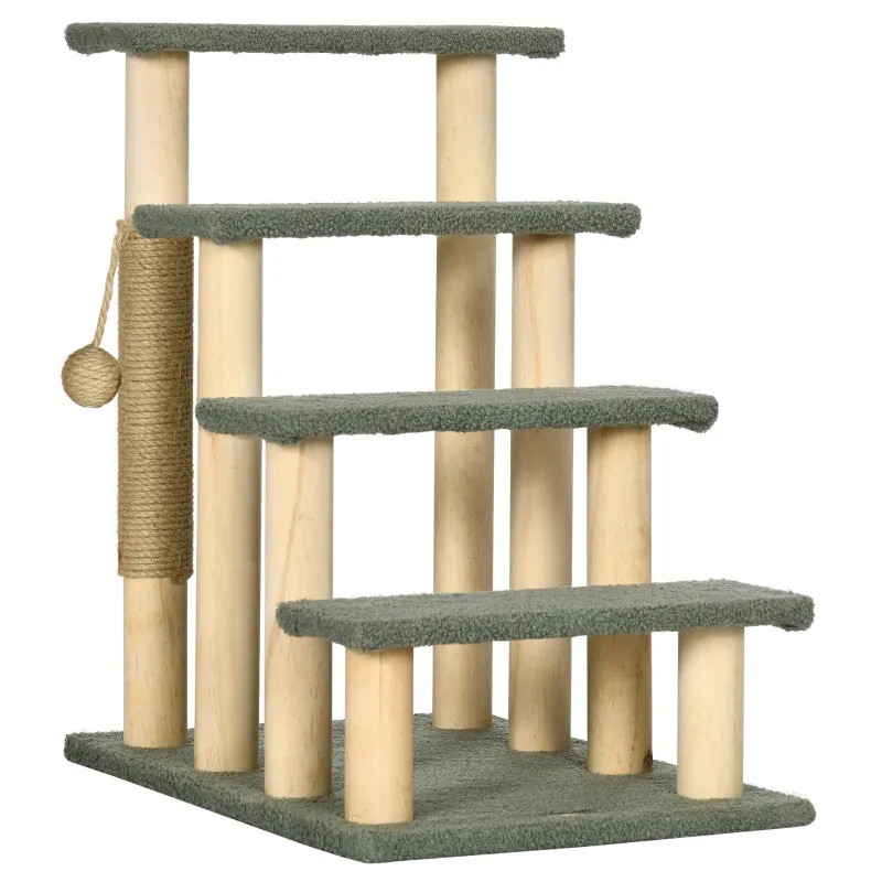 25" Cat Climbing Ladder - Green