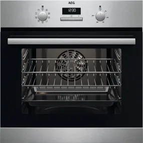 AEG 6000 BCX23101EM Built In Electric Single Oven - Stainless Steel