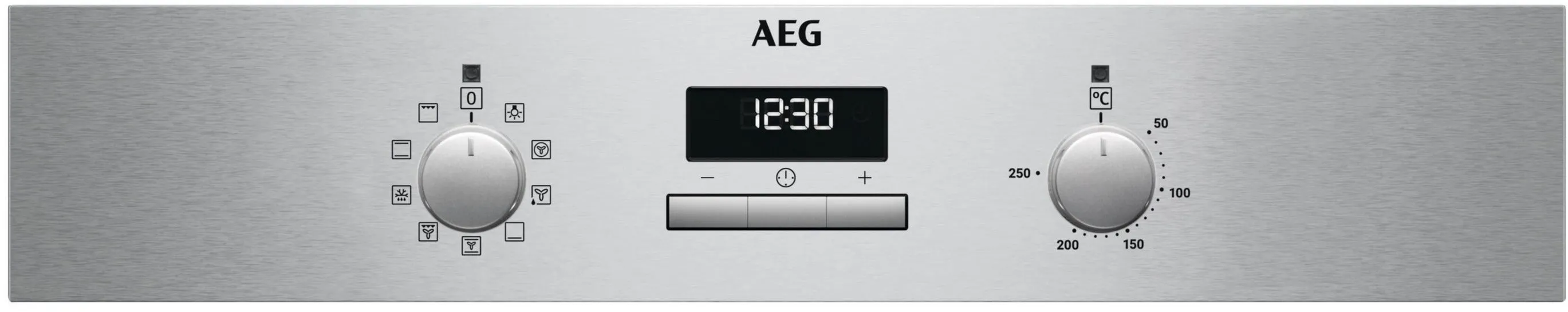 AEG 6000 BCX23101EM Built In Electric Single Oven - Stainless Steel