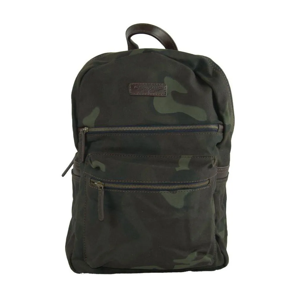 A.G. Spalding & Bros Green Cotton Men Backpack