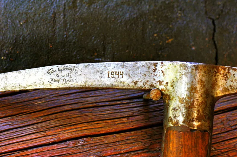 Antique Ice Axe - Swiss Military WWII