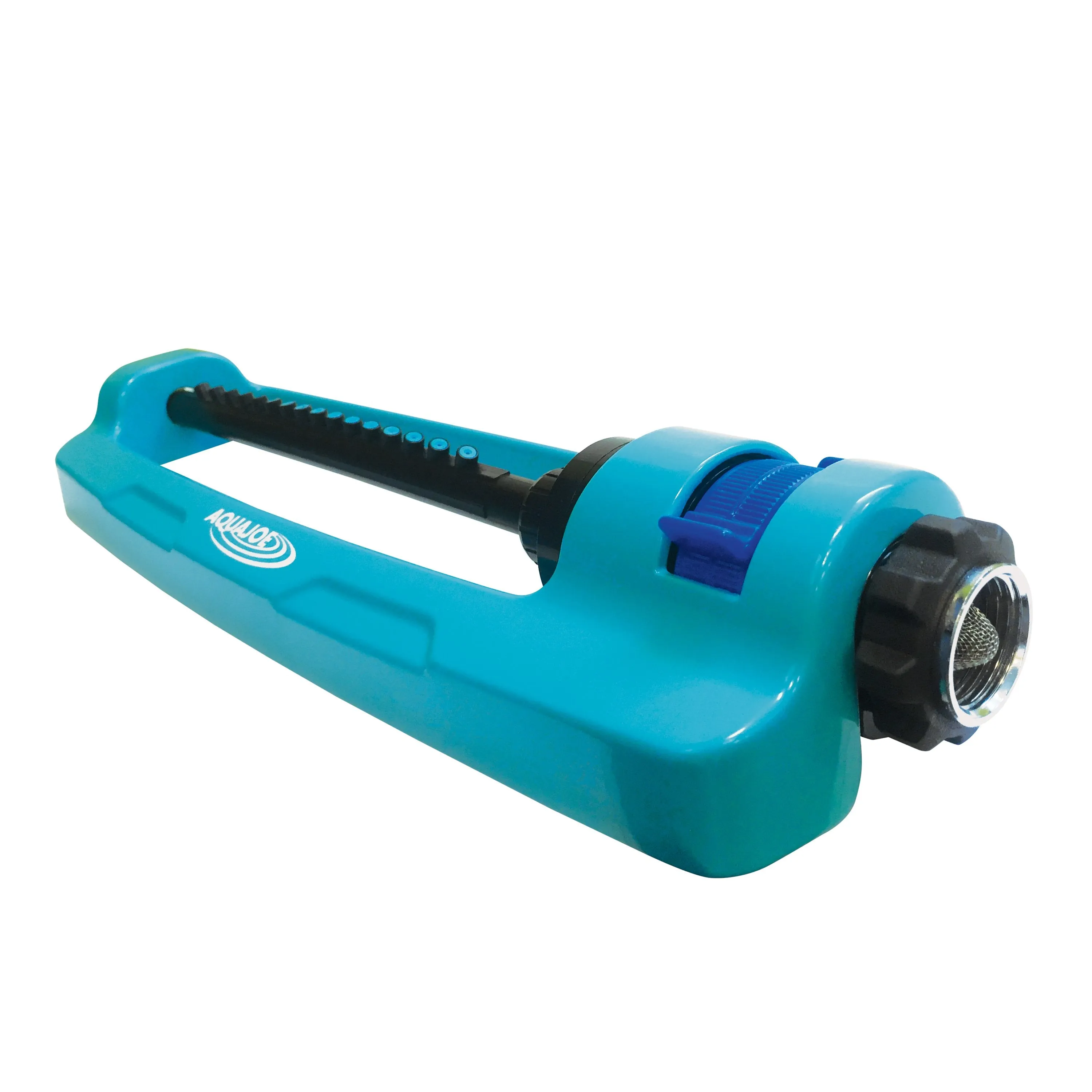 Aqua Joe SJI-OMS16 Indestructible Metal Base Oscillating Sprinkler with Adjustable Spray