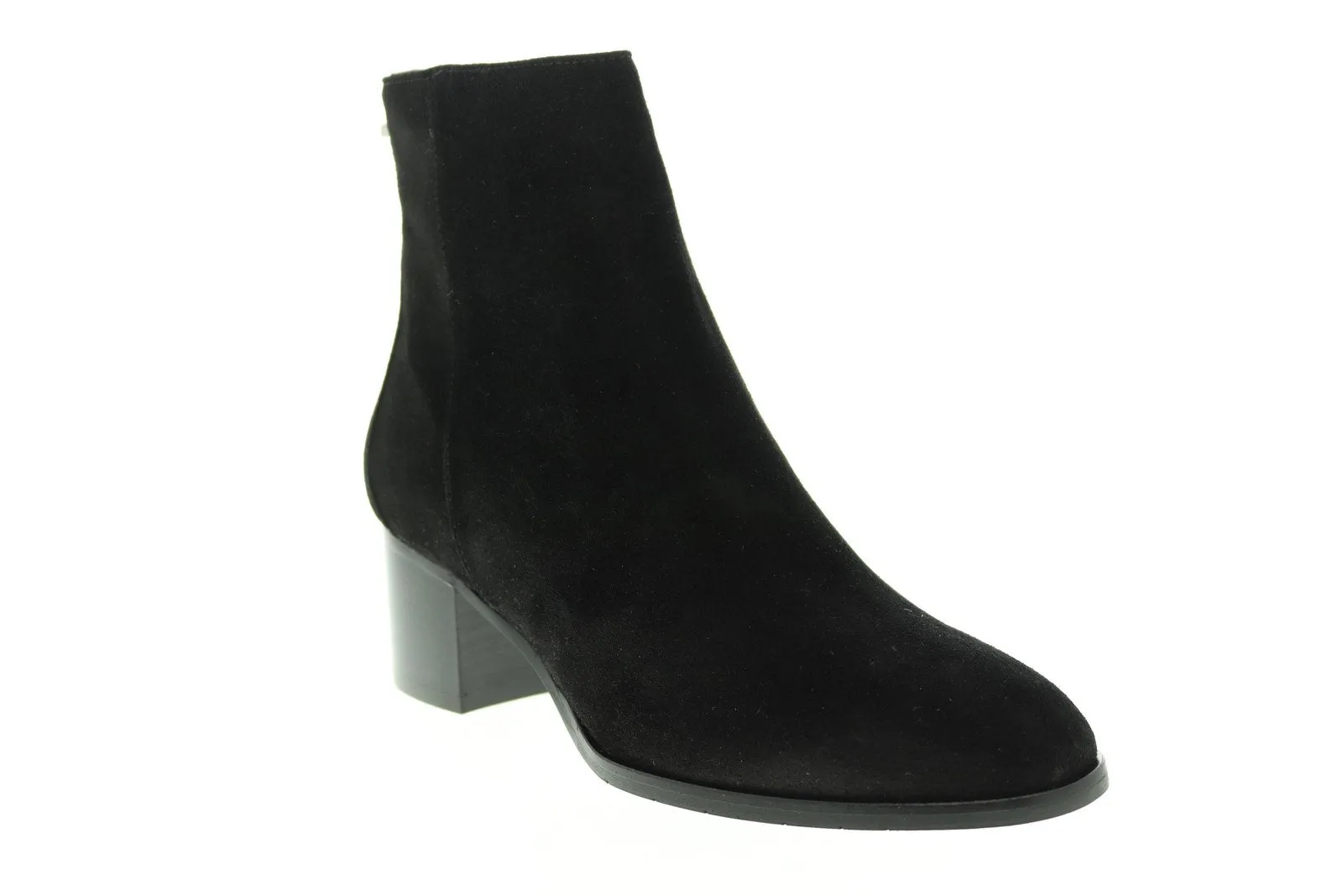 Aquatalia Noelia Suede 34L3577-BLK Womens Black Suede Ankle & Booties Boots