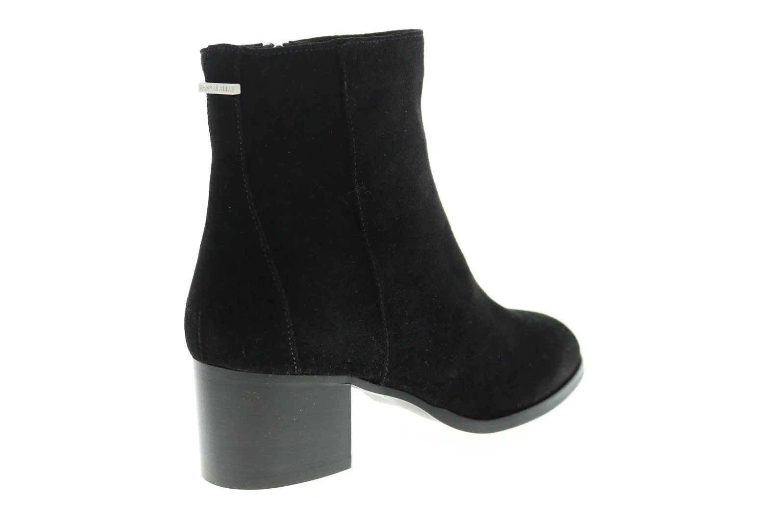 Aquatalia Noelia Suede 34L3577-BLK Womens Black Suede Ankle & Booties Boots