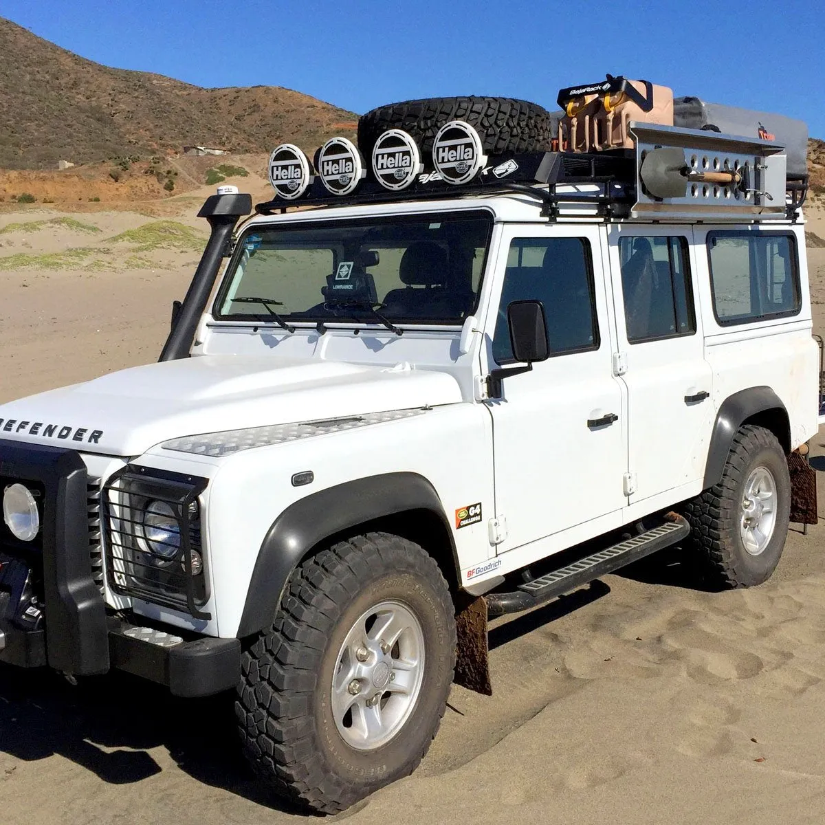 BajaRack Utility Flat Rack For Land Rover Defender 110