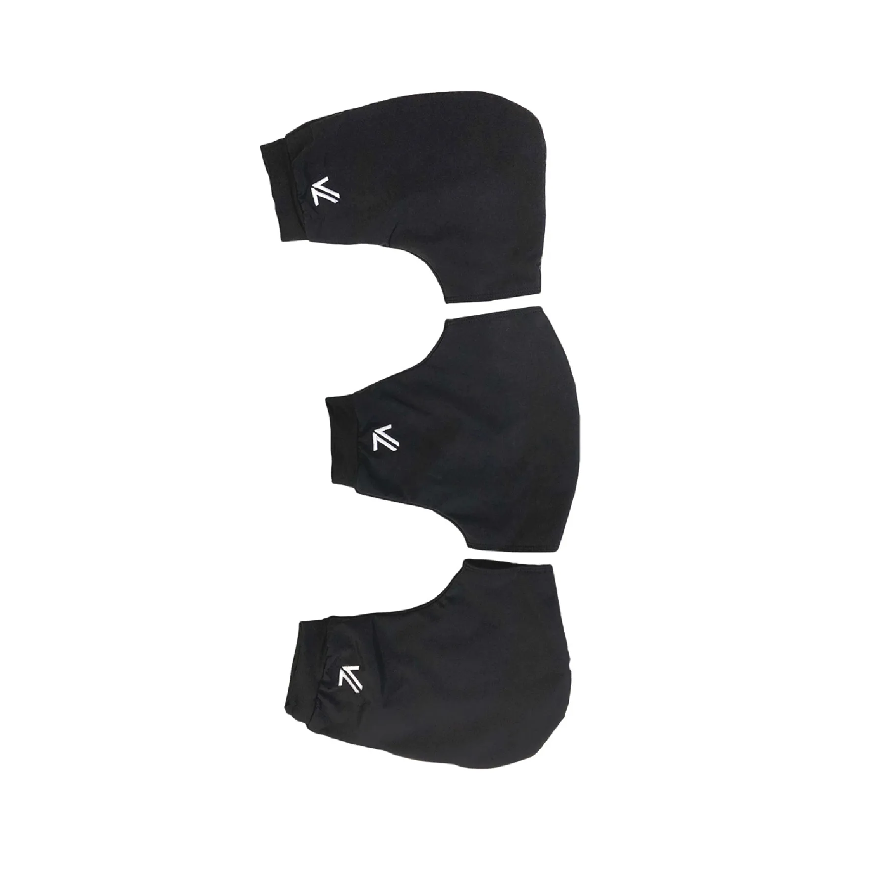 Black Pogie Set (3 pieces) - LOS ANGELES ROWING CLUB