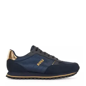 BOSS Navy Parkour Trainers