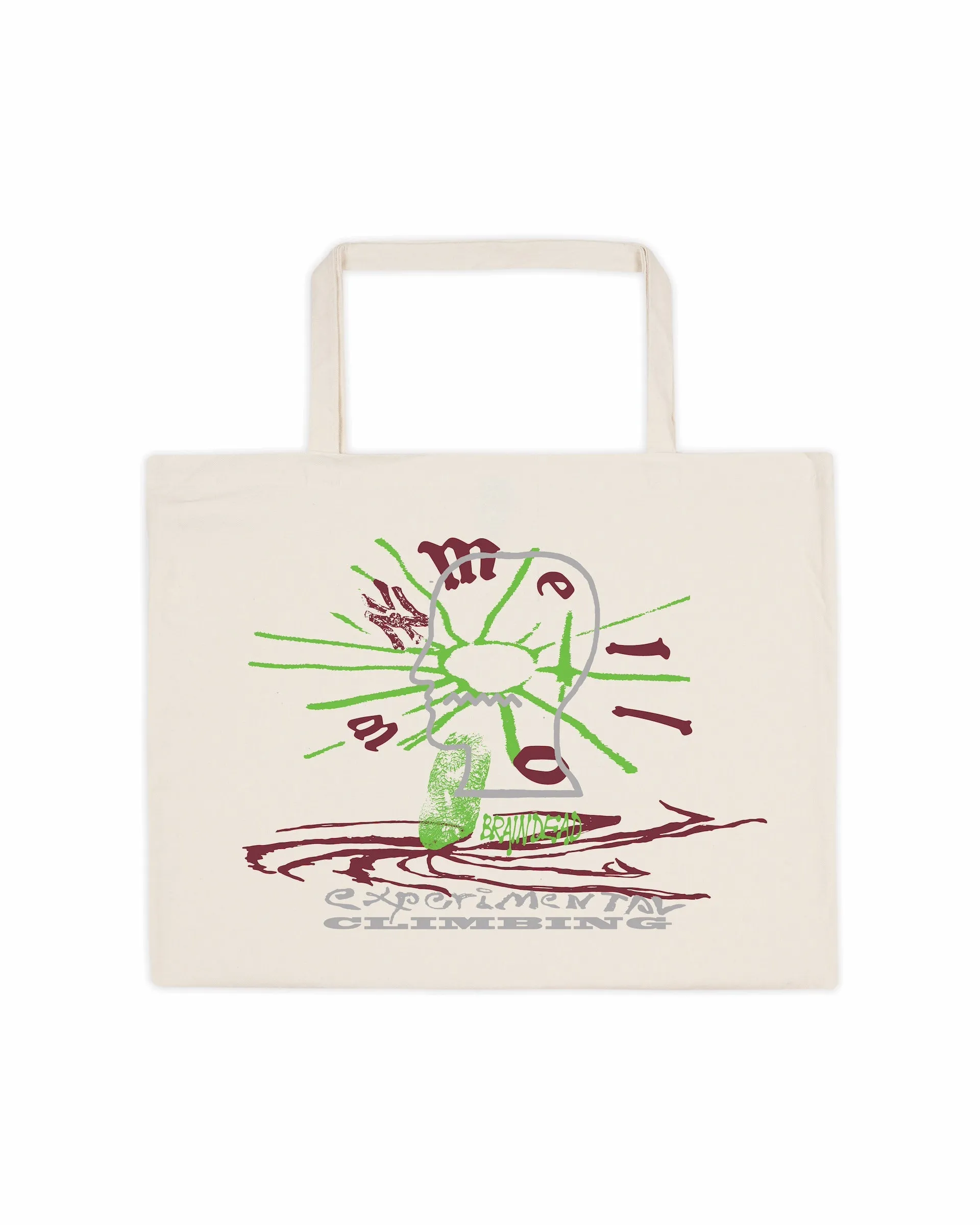 Brain Dead x Mellow Climbing Tote Bag - Natural