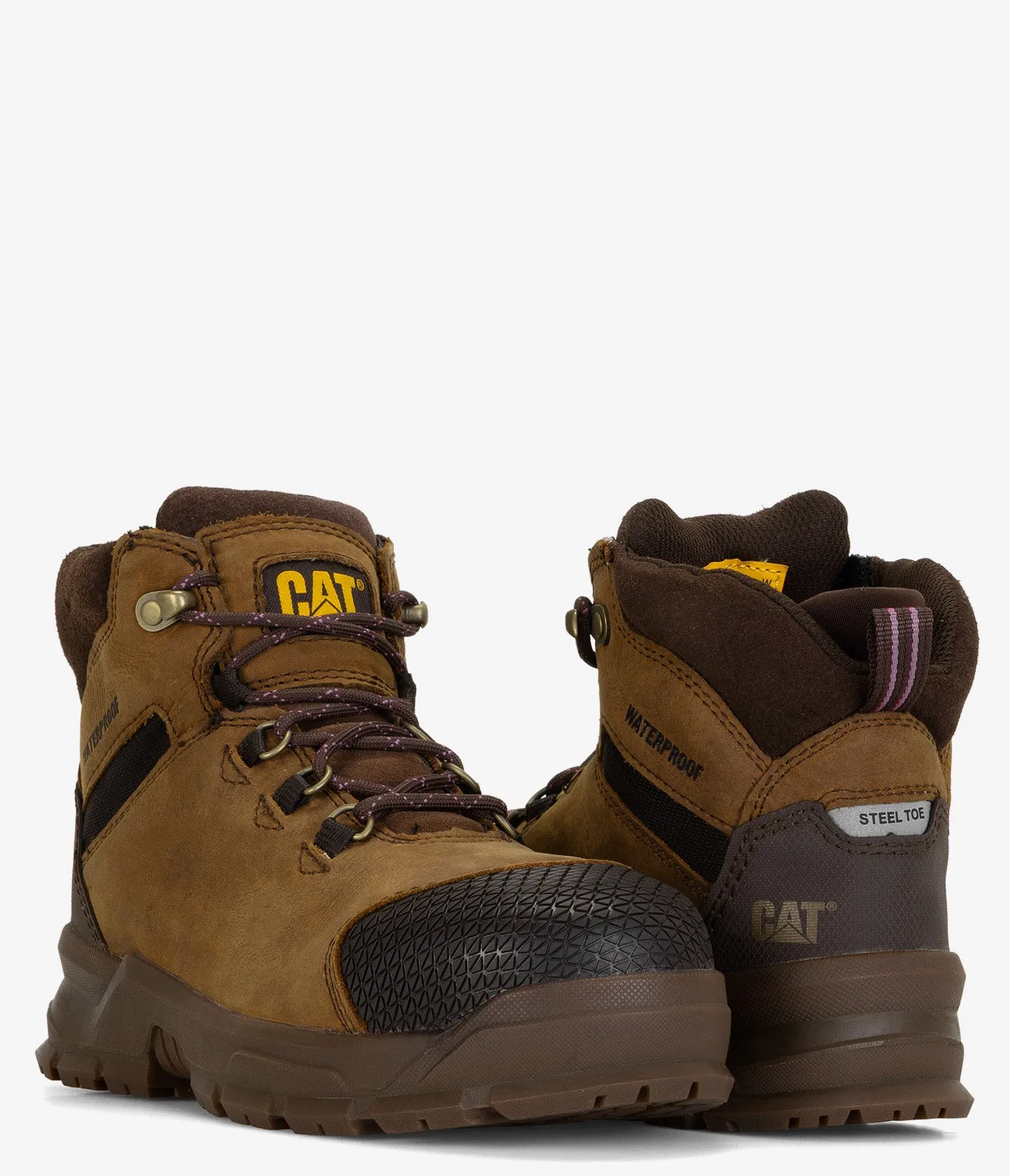 CAT Footwear Accomplice X Waterproof Steel Safety Toe Work Boot - Women