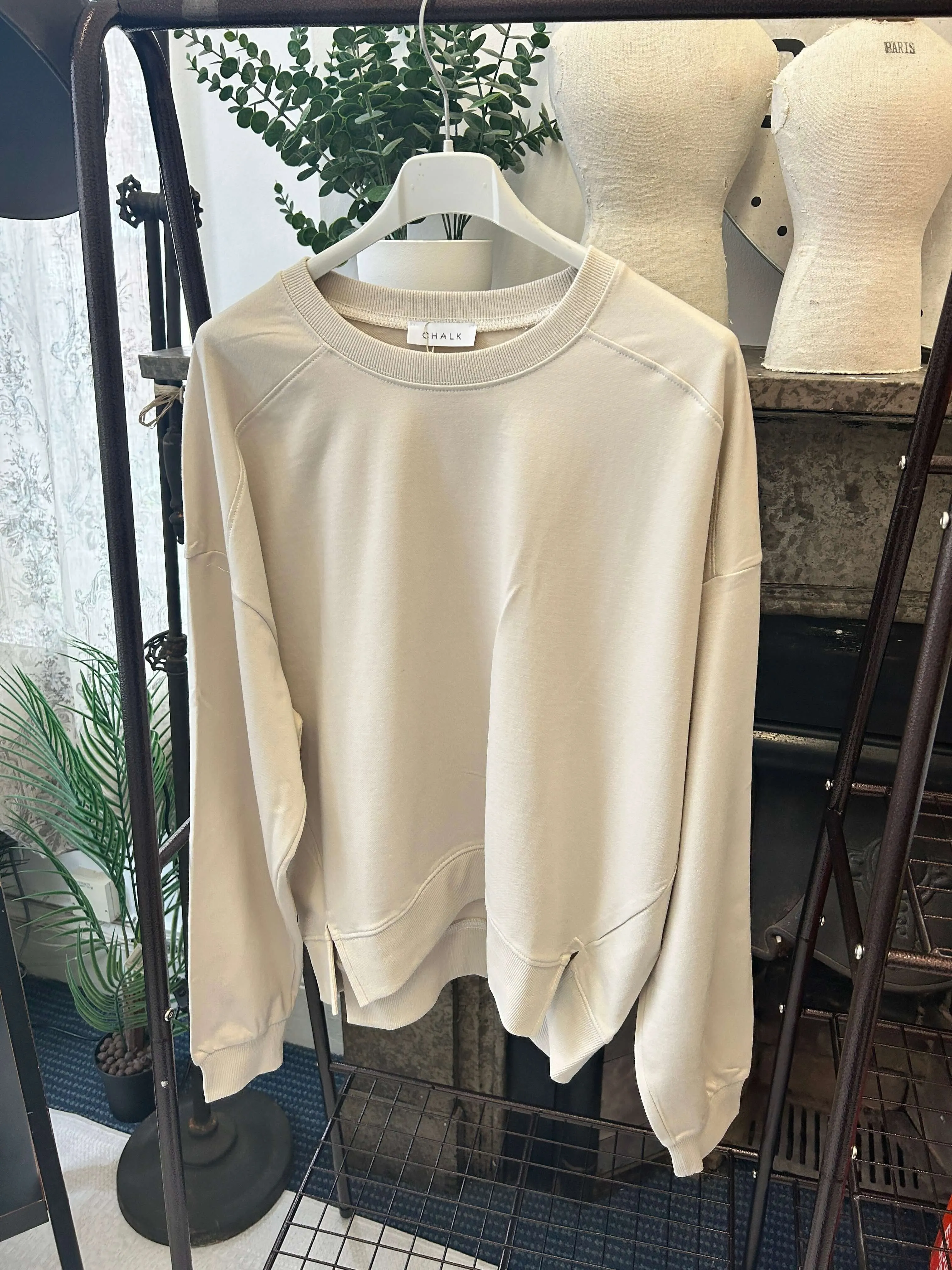 Chalk Clothing - Coco Sweatshirt Stone