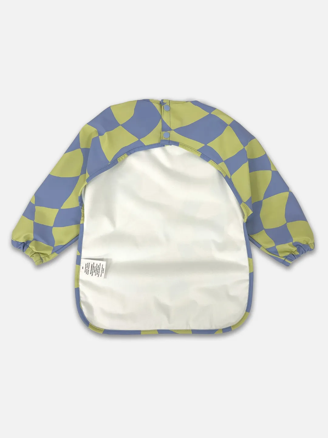 Children's Smock Bib – Green Checkers