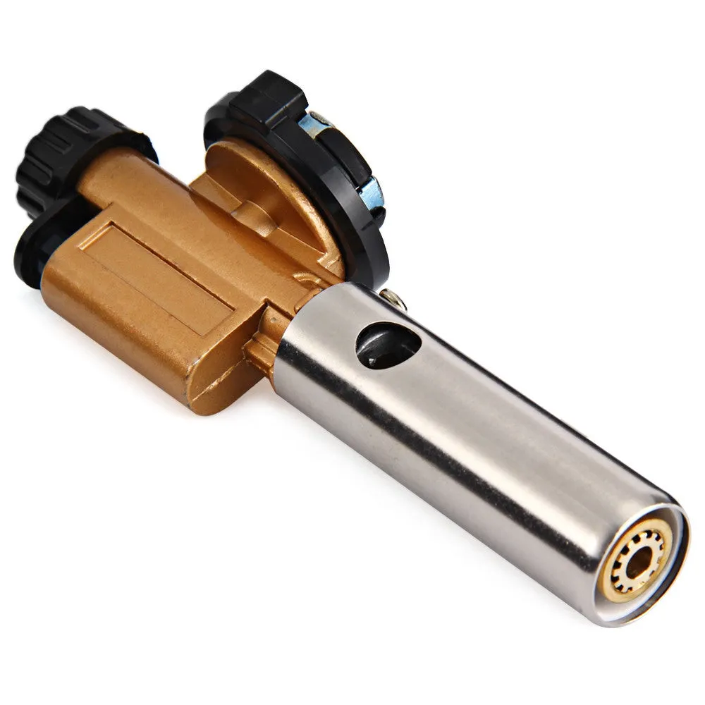 Copper Flame Butane Gas Burner Torch Lighter