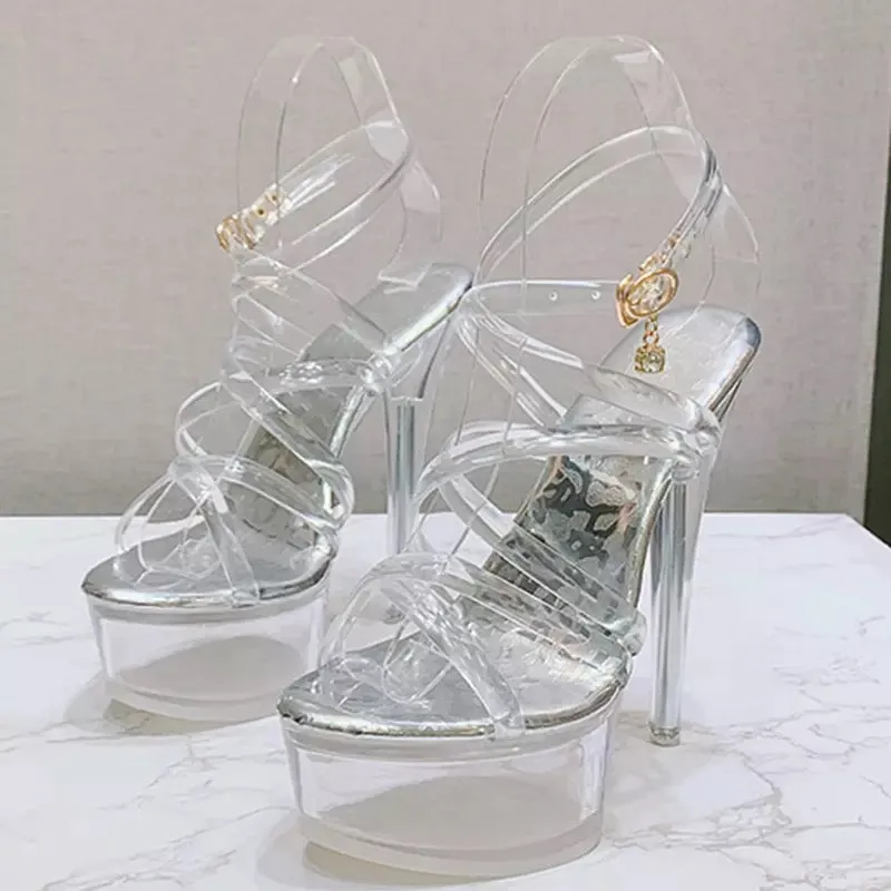 Crystal Platform High Heel