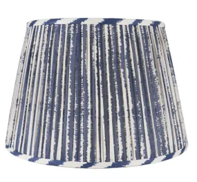 Empire Printed Bark Softback Shirred Shade in Blue