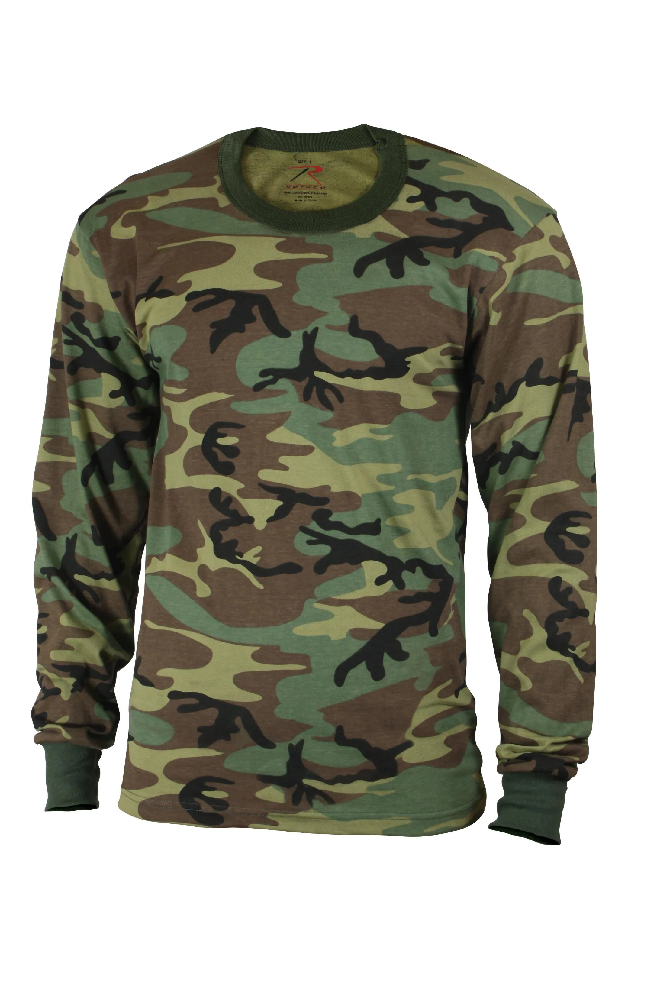 Kids Long Sleeve Camo T-Shirt