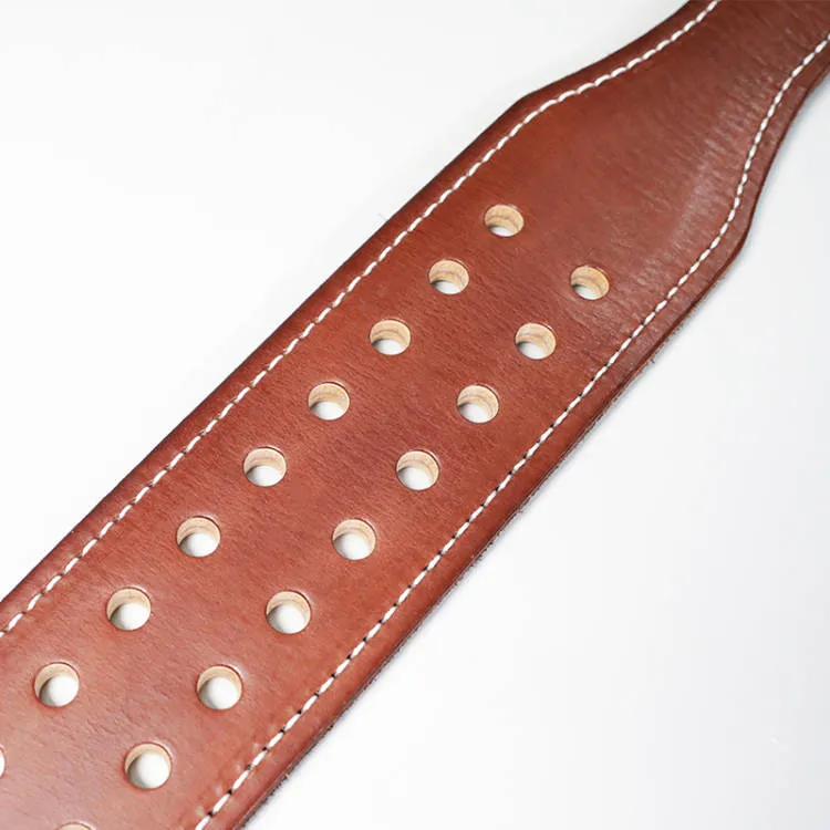 LUXIAOJUN 3" Double Breasted Leather Belt