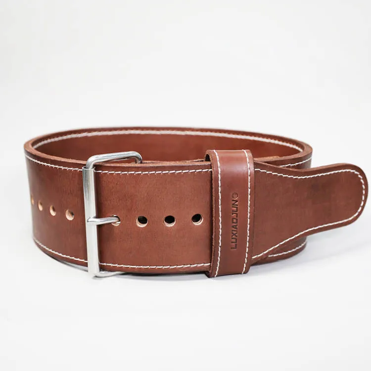 LUXIAOJUN 4" Lifting Leather Belt