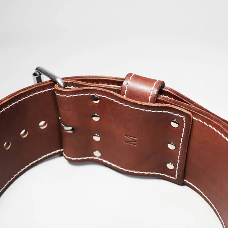 LUXIAOJUN 4" Lifting Leather Belt