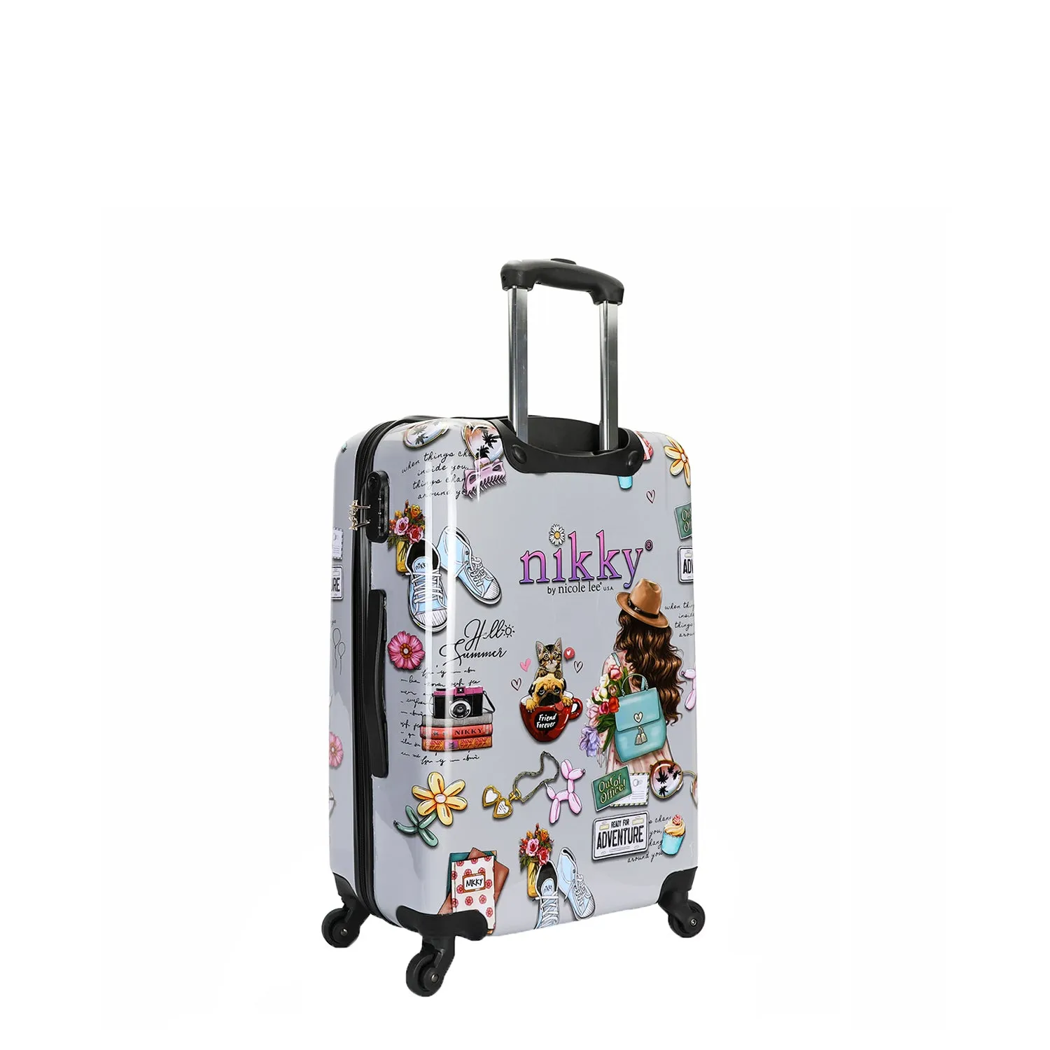 NIKKY 3 PC HARDCASE SET LUGGAGE