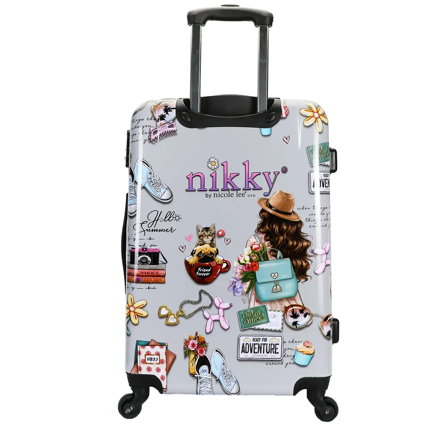 NIKKY 3 PC HARDCASE SET LUGGAGE