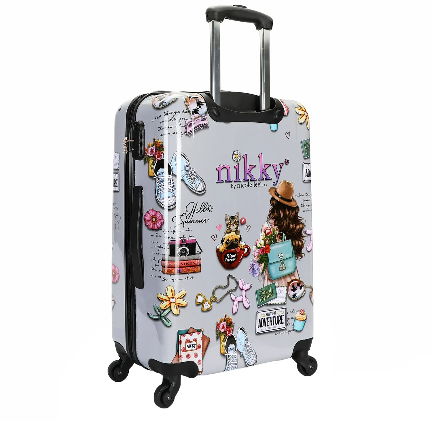 NIKKY 3 PC HARDCASE SET LUGGAGE