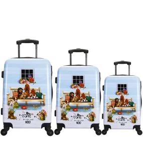 NIKKY 3 PC HARDCASE SET LUGGAGE