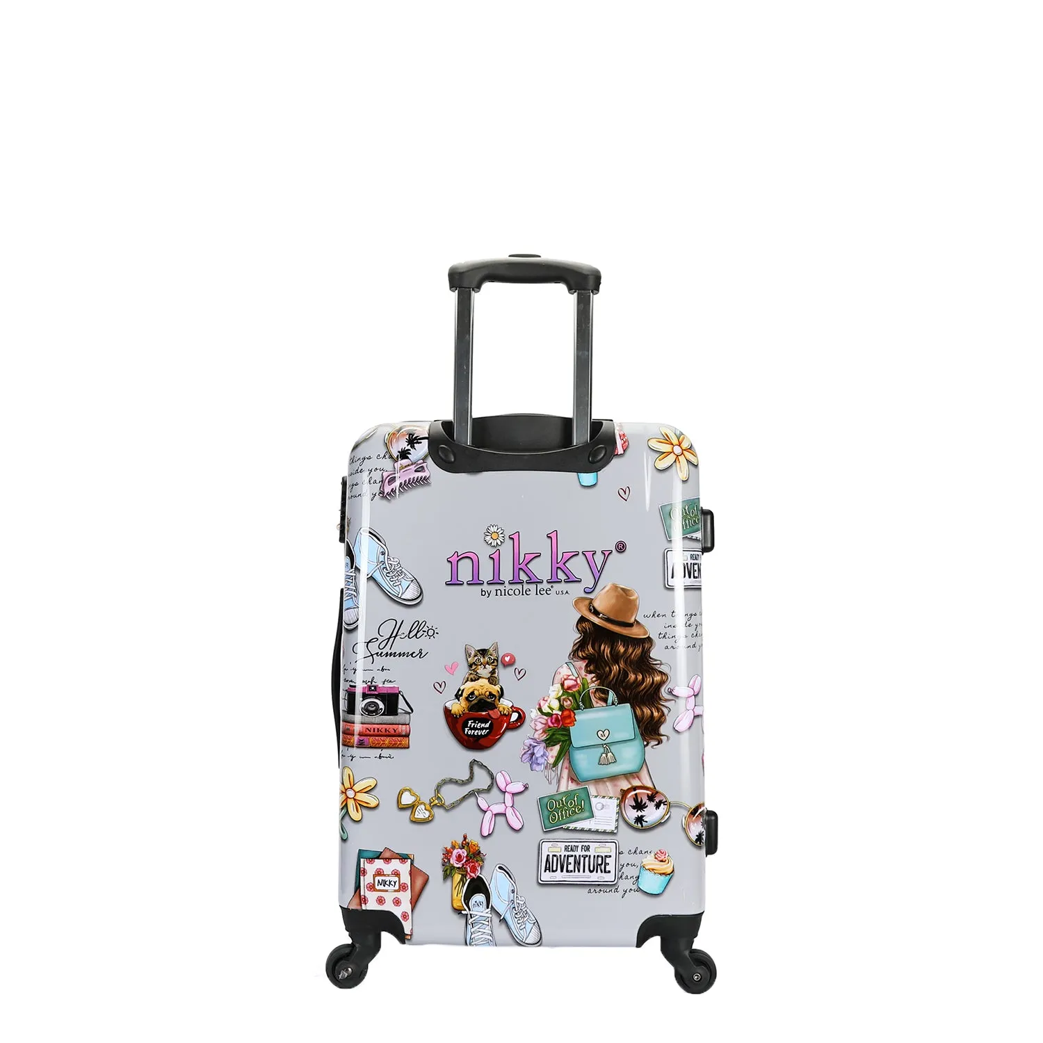 NIKKY 3 PC HARDCASE SET LUGGAGE