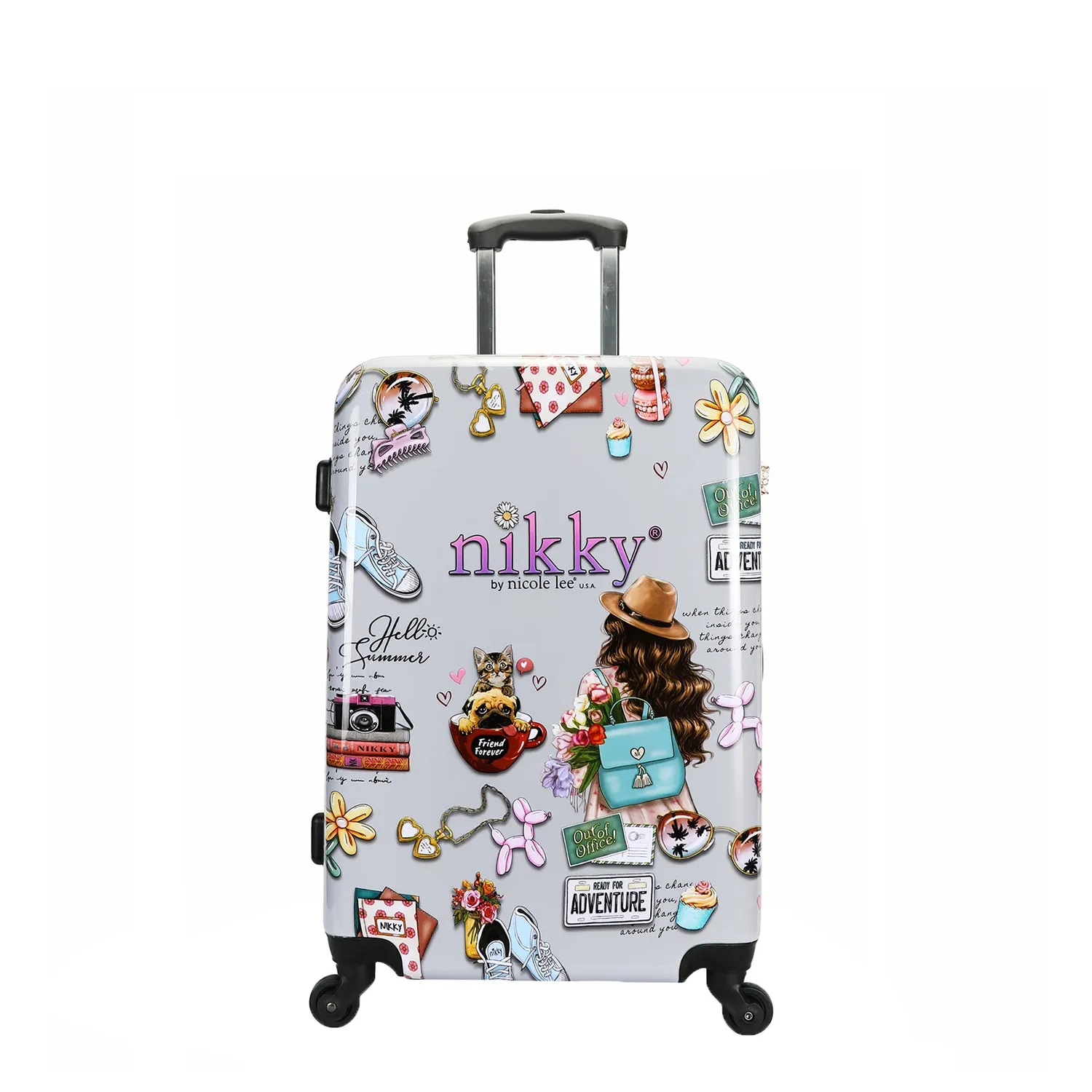 NIKKY 3 PC HARDCASE SET LUGGAGE