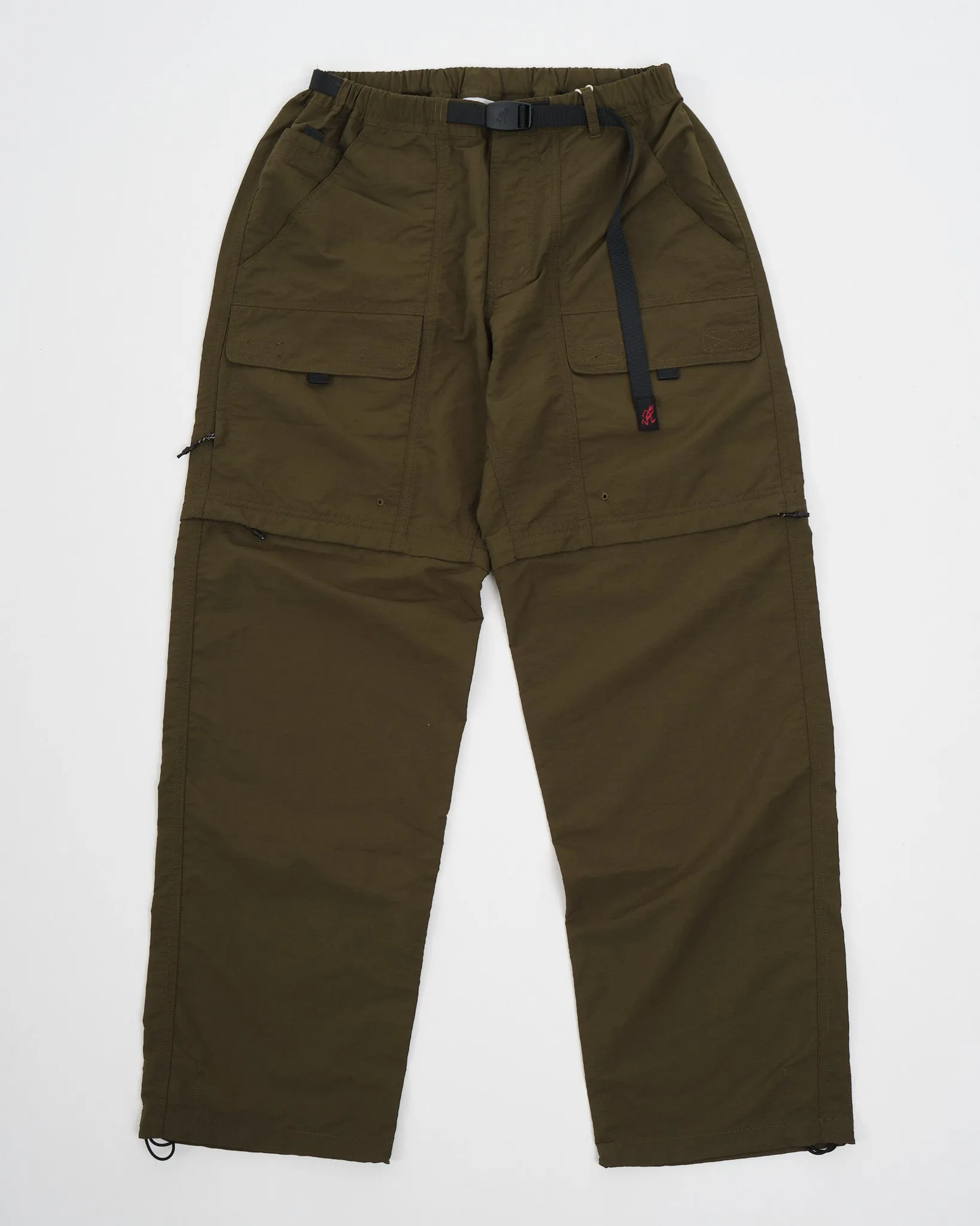 Nylon Tussah Convertible Pant Deep Olive