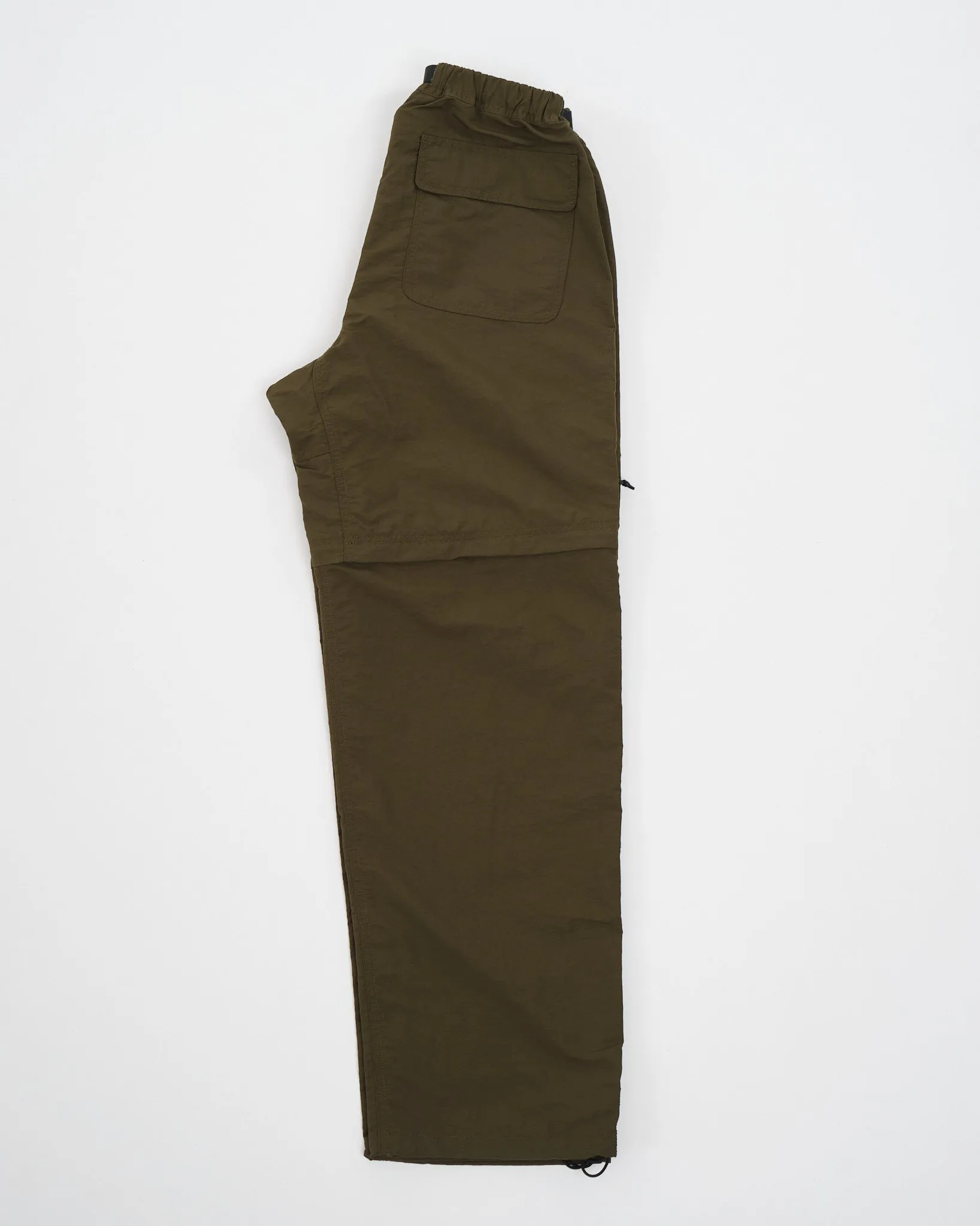 Nylon Tussah Convertible Pant Deep Olive