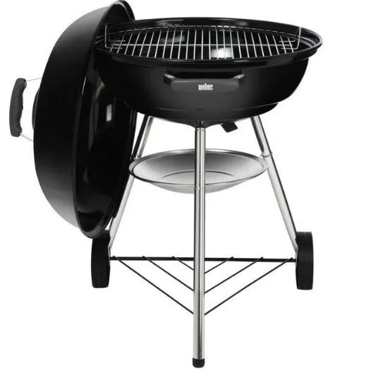 Weber Compact Kettle 47cm with Thermometer (18.5") Charcoal Grill